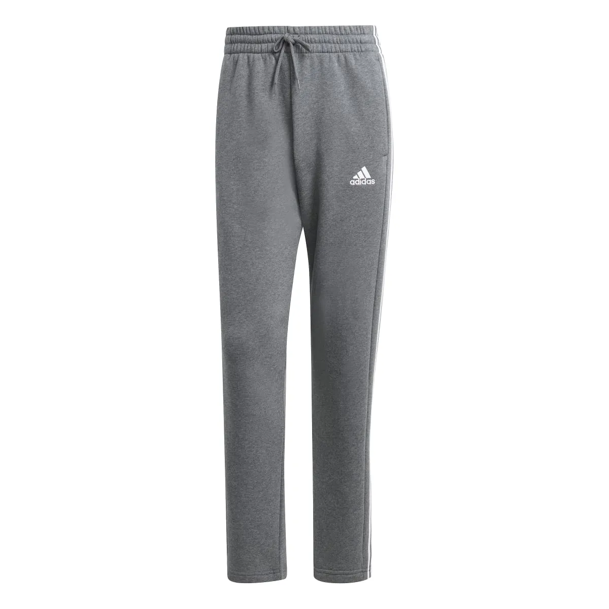 adidas Men's Essentials 3-Stripes Open Hem Fleece Joggers (Tall)