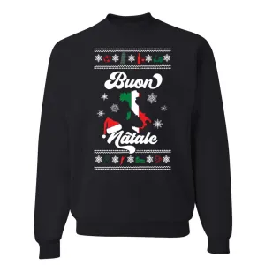 Buon Natale Italy Boot Crewneck