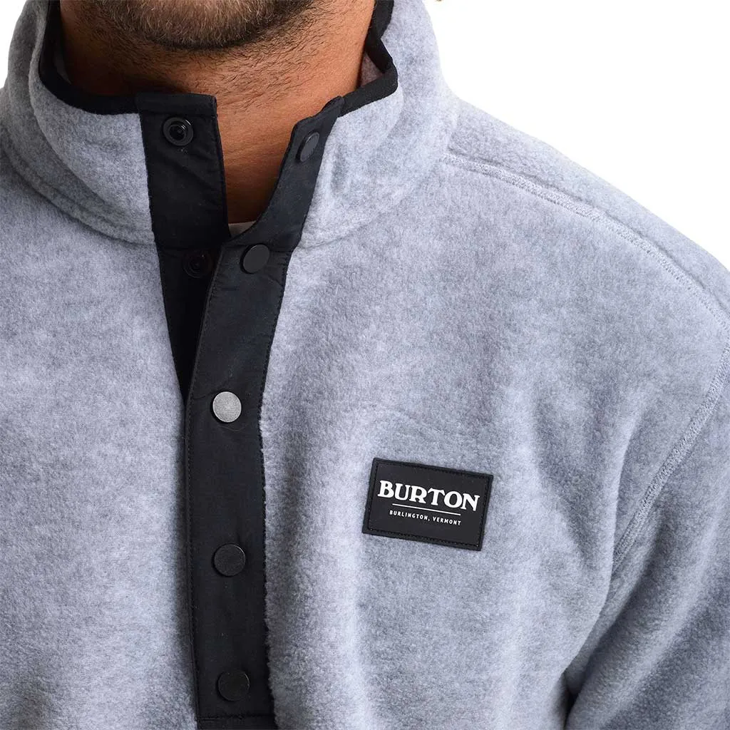 Burton Hearth Fleece Pullover - Grey Heather