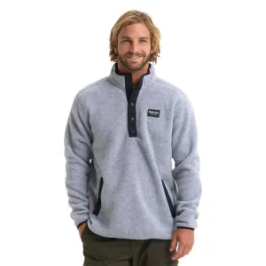 Burton Hearth Fleece Pullover - Grey Heather