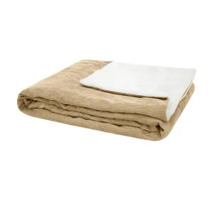 Flynn 130x180cm Throw Rug Cappuccino