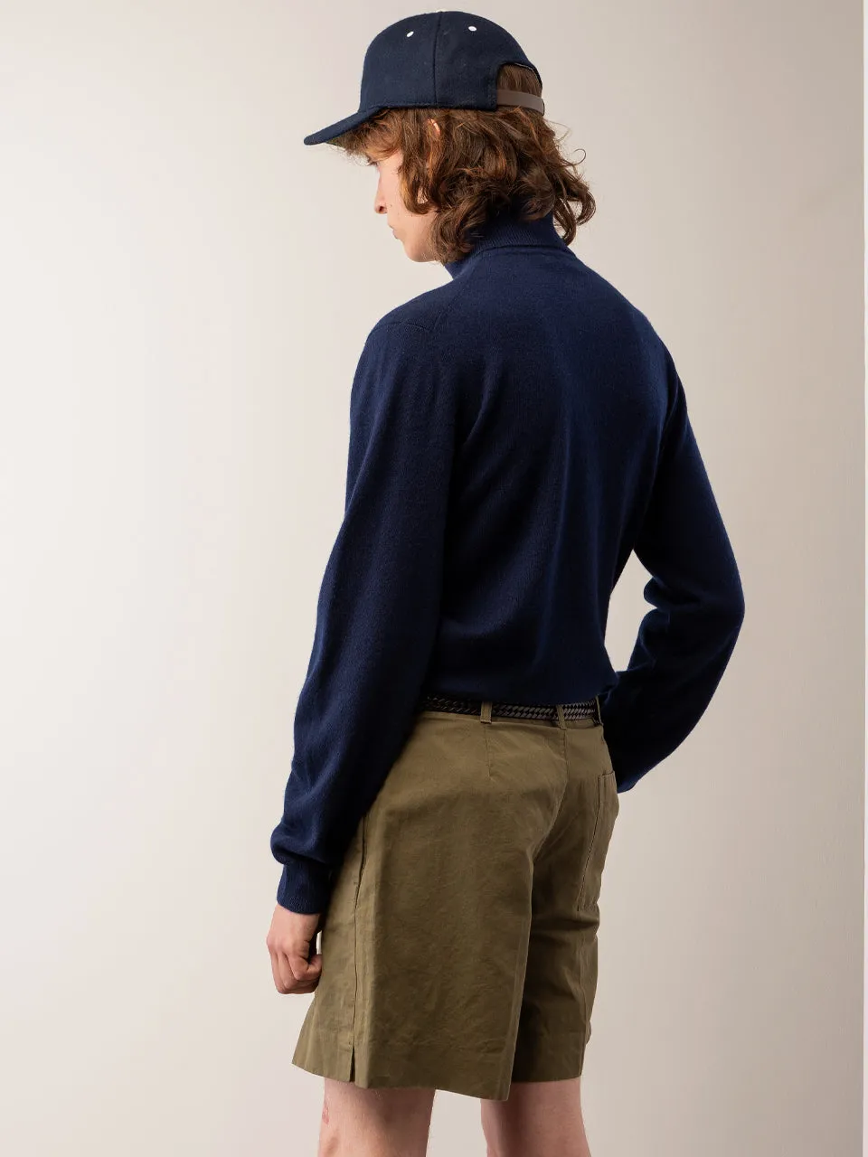 Men Turtleneck Sweater_Navy