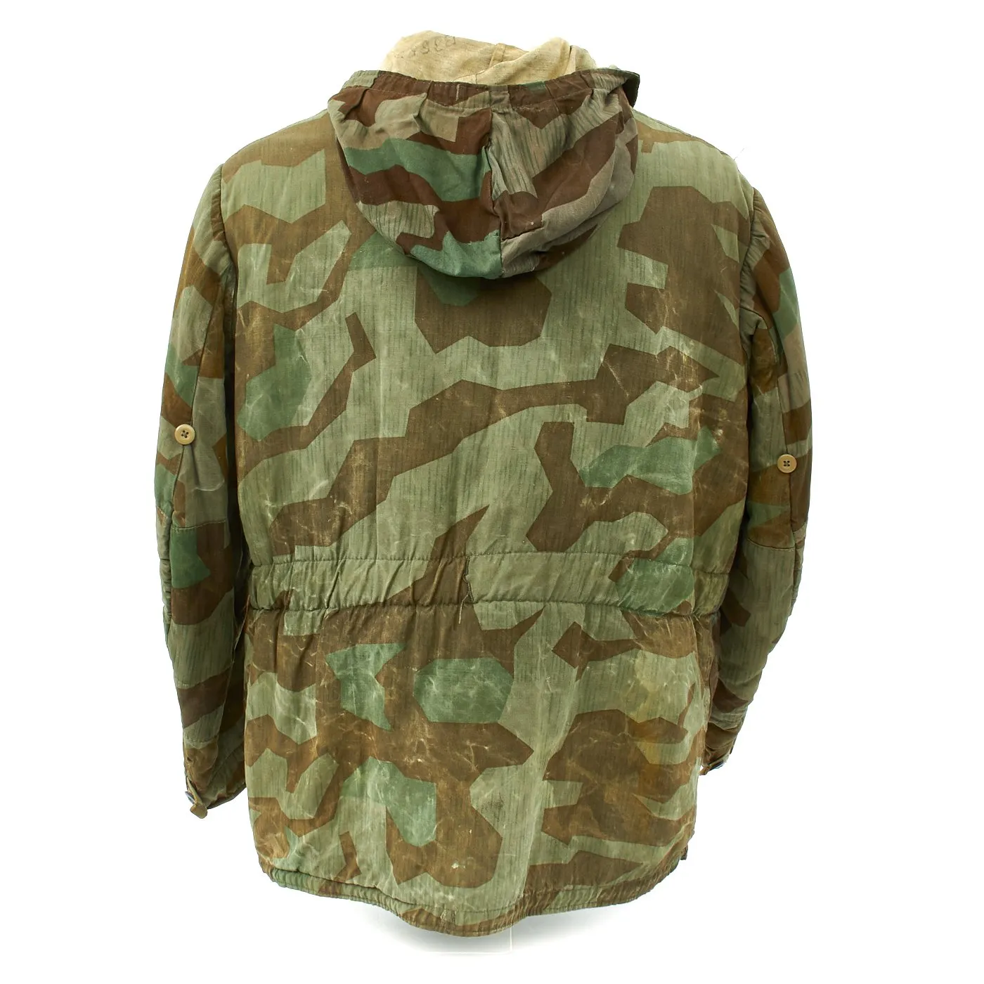 Original German WWII Splinter Camouflage Pattern Winter Parka