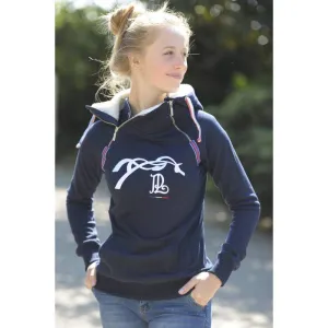 Pénélope - Double Zip Sweater - Navy