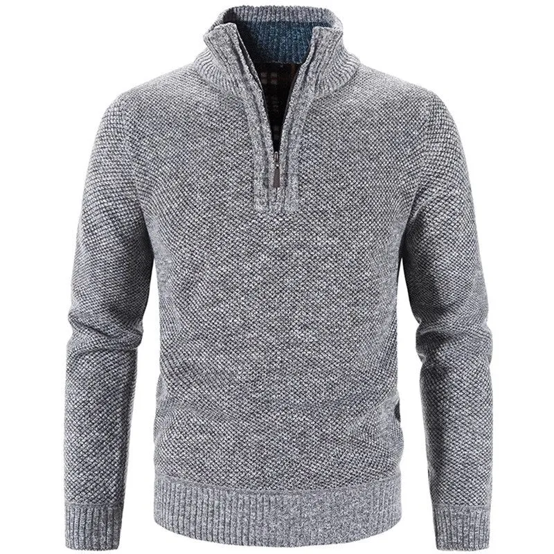 Pologize™ Warm Fleece Half Zipper Turtleneck