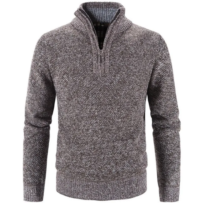 Pologize™ Warm Fleece Half Zipper Turtleneck