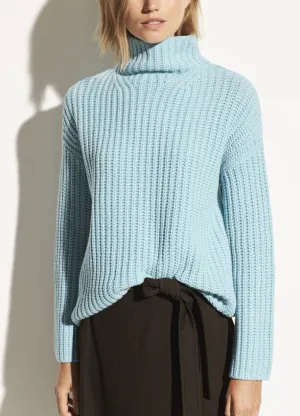 Vince - Lofty Rib Turtleneck Sweater in Aria